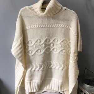 Loft sweater poncho